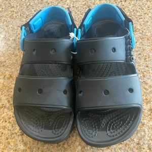 Never worn CROCS big kid size 2